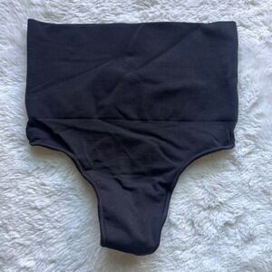 SKIMS Sculpting Thong Onyx Black High Waisted Shapewear Size SM SH-THG-0108 NWOT